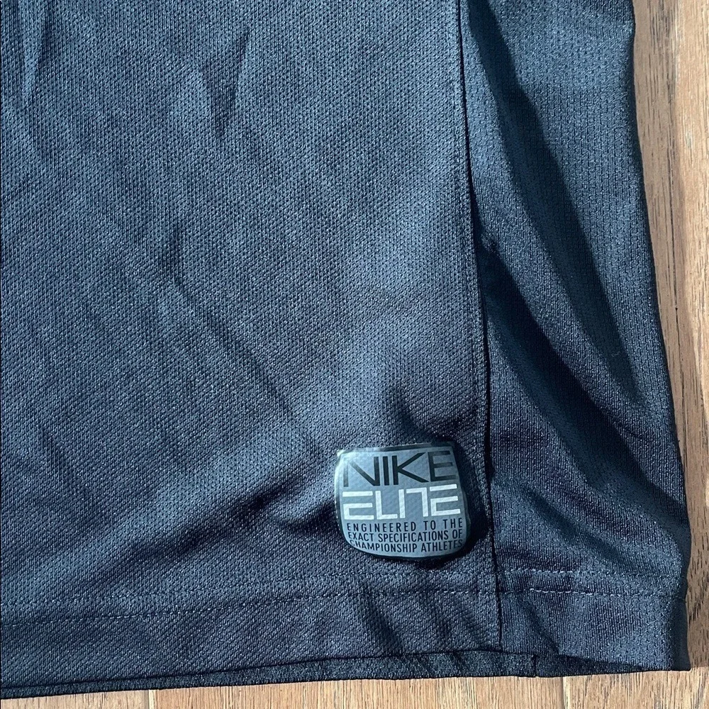 Nike‎ Dri Fit Women's Elite Black V Neck Athletic Tank Top Small
